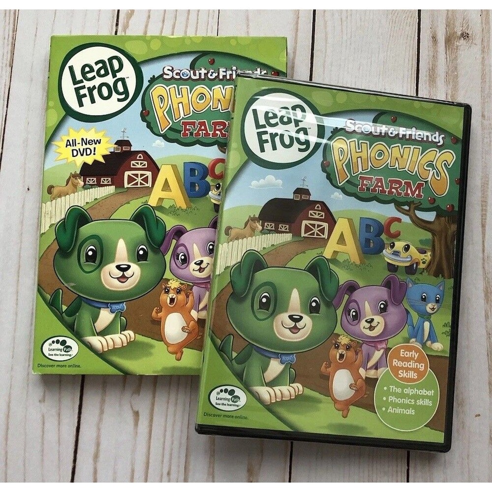 Leap Frog Scout & Friends Phonics Farm Widescreen Kids DVD LeapFrog Learning NEW